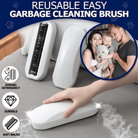 Multifunktionell sängborste Borttagning av golv damm Handhållen rengöringsborste för husdjur Kläder Hushåll