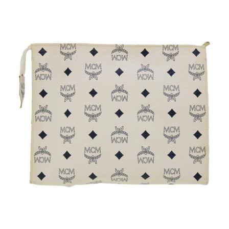 MCM Pre-owned, Clutches Wit, Dames, Maat:ONE Size