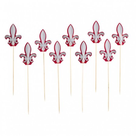 Dekorationsstickor riddare 16-pack