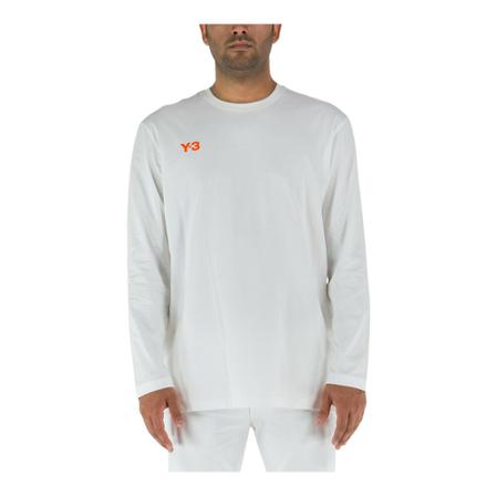 Y-3 Long Sleeve Tops Hvid, Herre, Størrelse: XL