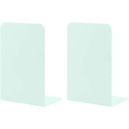 Parikirjatuki lapsille, naarmuuntumista estävä design-kirjatuki, toimistoon, koristeellinen, hyllyille, kouluihin ja kirjakauppoihin (vihreä macaron)