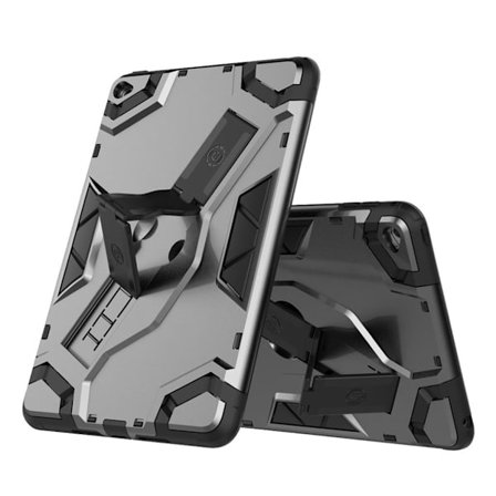 iPad Mini 4 skyddsskal hårdplast TPU utfällbart ben - Grå