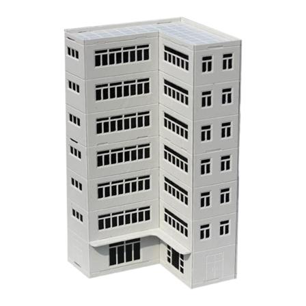 Arkitektonisk modell landskapsdekoration miniatyrbyggnad 87,13X12X25CM