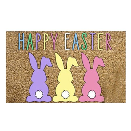 Påskhare Dörrmatta Äggdekoration Kanin Sovrum Badrum Halkfri Matta Heminredning (FMY)