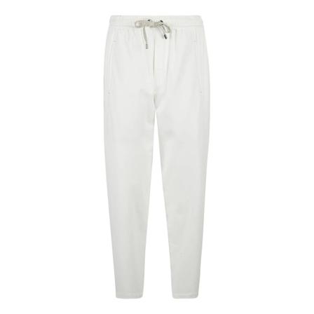 Brunello Cucinelli Mh827P7872C600 Bukser Hvid, Dame Joggingbukser