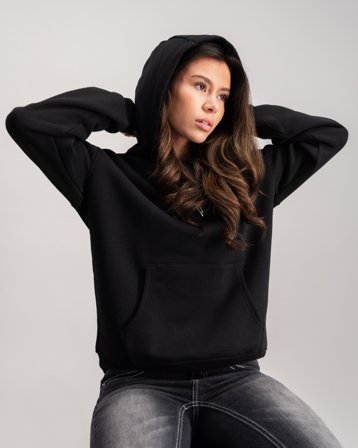 RYVLS The Core Hoodie Musta Hupparit/Hoodie Tytöt - Kids Brand Store