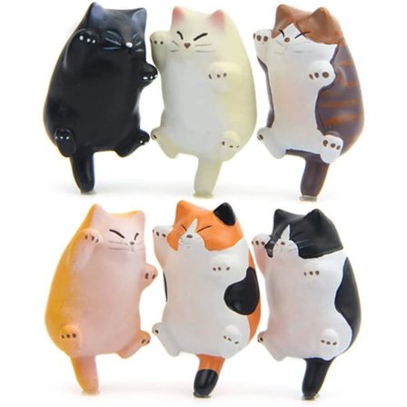 Set med 6 kylskåpsmagneter kontorsmagneter, köksdekor, kylskåp ca