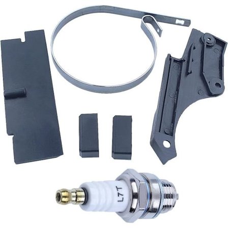 Bremse kedel med olie Baffle Fjederskive Dæksel med tændrør til kinesisk 5200 52cc motorsav kompatibel