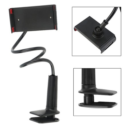 Holder til nettbrett, passer til te.x iPad og Samsung 65mm - 190mm