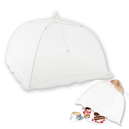 Hopfällbart skyddsnät mot insekter för mat, inne/ute.