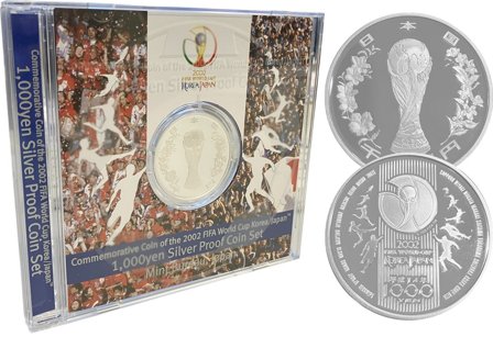 Japan 2002 - VM 2002 - 1000 Yen sølvmønt