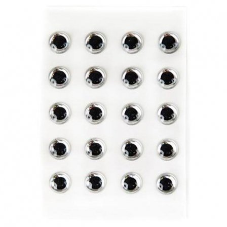 Epoxy Eyes 4,8mm - Silber