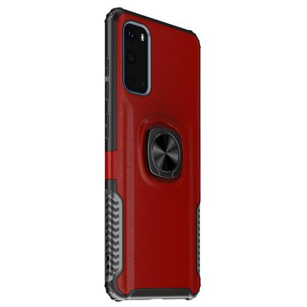 Samsung Galaxy S20 - Skal med Ringhållare Röd