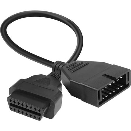 CDQ Adapterkabel för GM 12-pin till OBD1 till OBD2 16-polig kontakt för GM-fordon 40 cm