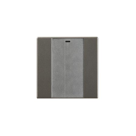 ABB Impressivo 6731-866-500 Tryckknapp 1-polig, trådlös Stål, Strömbrytare & vägguttag