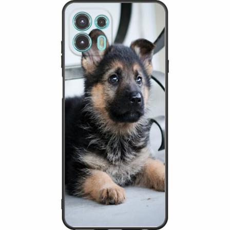 Motorola Edge 20 Lite Svart Skal Schäfer Puppy