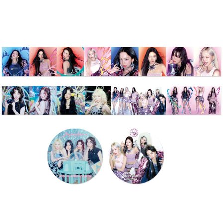 aespa vanlig album Supernova Liu Zhimin notatbok tape ITZY perifer album notatbok klistremerker