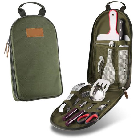 IC Camping Kjøkkensett Organizer Grilltilbehør Bærbar Kompakt Utstyr