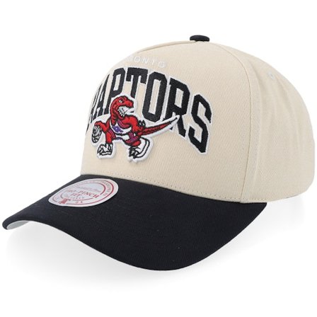 Mitchell & Ness - NBA Beige adjustable Caps - Toronto Raptors Pro Crown NHL Sand/Black/Grey A-Frame Adjustable @ Hatstore