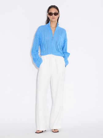 Holzweiler Tine Crochet Cardigan - Blue - Women's - Extra Large