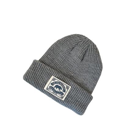 Rosalind Retro Polar Bear Unisex Vuxen Stickad Mössa Varm Mössa Grey