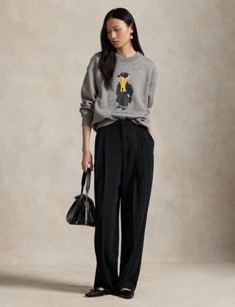 Polo Ralph Lauren Polo Bear Fleece Crewneck - Grey - M