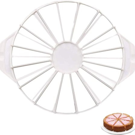 Kakedeler, rund kakedeler, kakeskjærer, kakedeler, justerbar