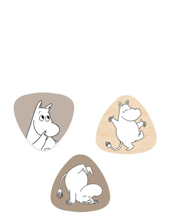 Moomin Hooks Patterned Barbo Toys