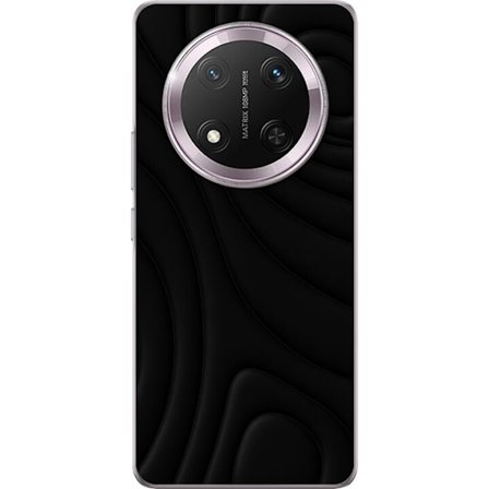 Kompatibelt Mobilskal till Honor Honor Magic7 Lite Black Waves