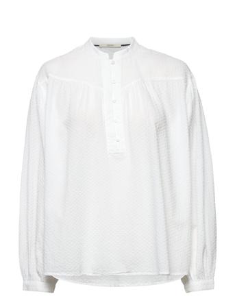 Blouses Woven Bluse Langermet Hvit Esprit Casual