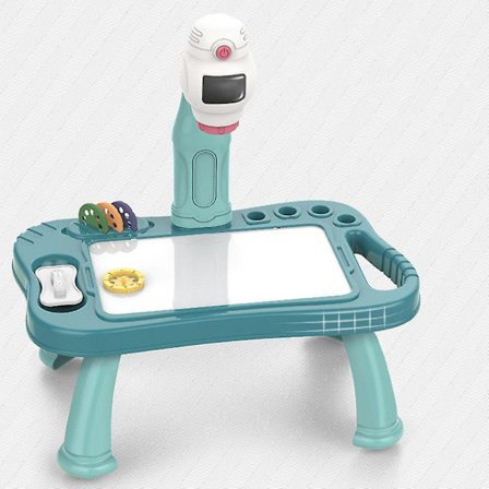 Tegneprojektor for barn, skrivebordsprosjektortegnebrett, pedagogisk tegneleker for barn