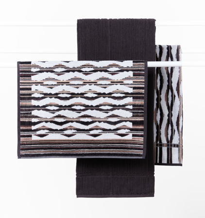 Innate Ripple Mørk Badematte 60x90