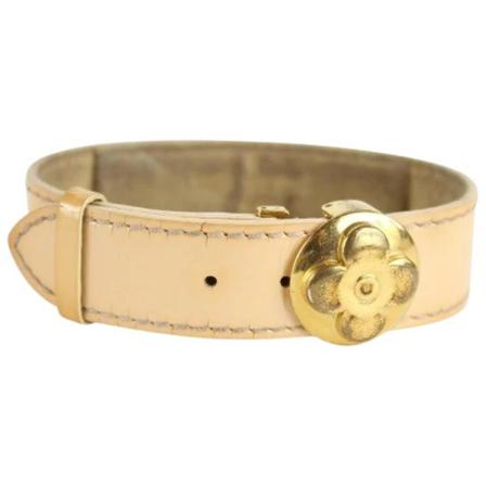 Louis Vuitton Vintage, Pre-owned Leather belts Beige, Dames, Maat:ONE Size