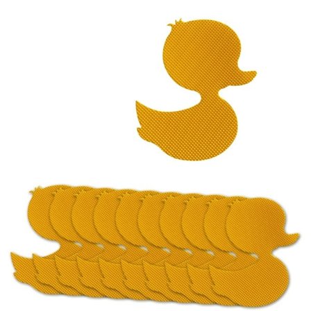 10 stykker Gul And Sklidsikre Badekar Klistermærker