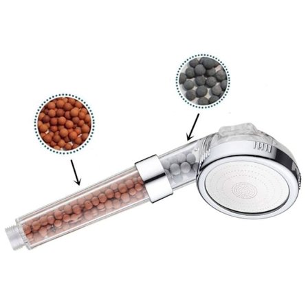 *Antiskala dusjhode, høytrykks baderoms dusjfilter, wit*