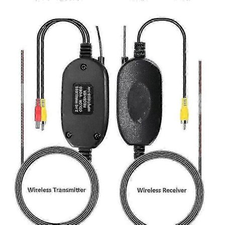 2.4G Trådlös Backkamera Bil Trådlös Sändare Mottagare 12V