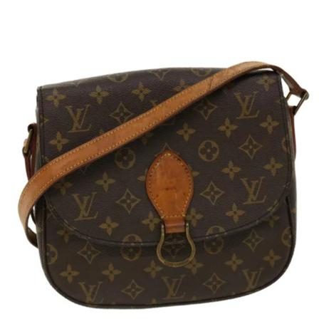 Louis Vuitton Vintage, Pre-owned Canvas louis-vuitton-bags Bruin, Dames, Maat:ONE Size