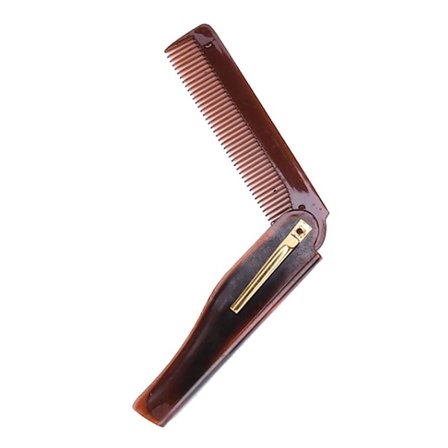 Fällbar smidig skäggkam - Flera färger