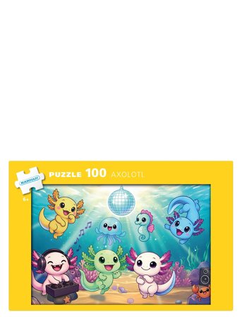 Kärnan | Pappussel Kärnan 100 Bitar Axolotl | ONE SIZE