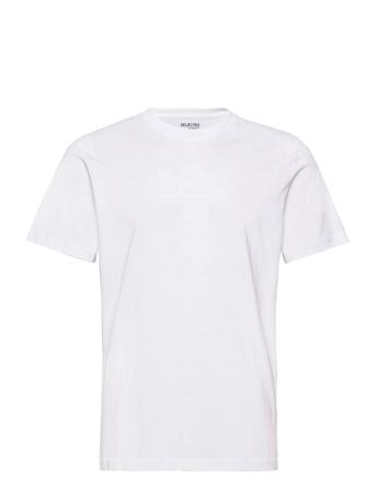 Slhnorman180 Ss O-Neck Tee S T-shirt Hvid Selected Homme