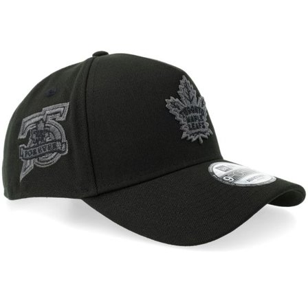 New Era - NHL Svart adjustable Keps - Hatstore Exclusive x Toronto Maple Leafs 9FORTY Black A-Frame Adjustable @ Hatstore