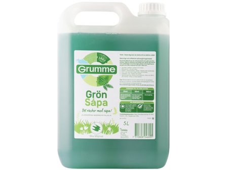 Grumme Allrengöring Grönsåpa 5L - Lyreco - Städ och hygien > Golvunderhåll > Golvrengöring