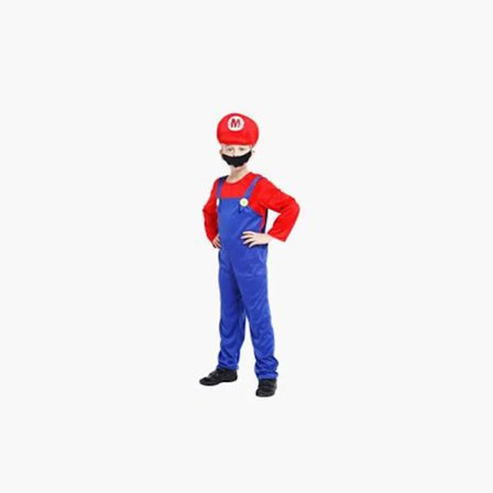 Cosplay Super Mario-kostumer til voksne og børn L H