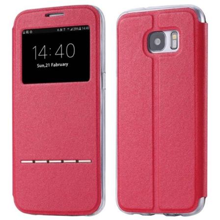 Smartfodral Med Svarsfunktion - Samsung Galaxy J3 (modell 2017) Röd