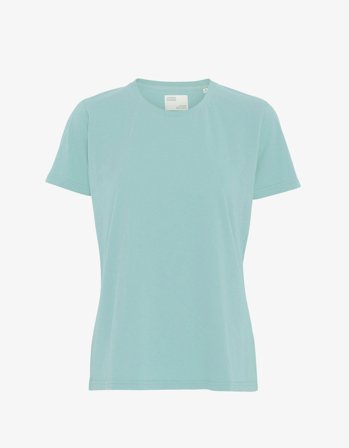 Women Light Organic Tee - Teal Blue - XS