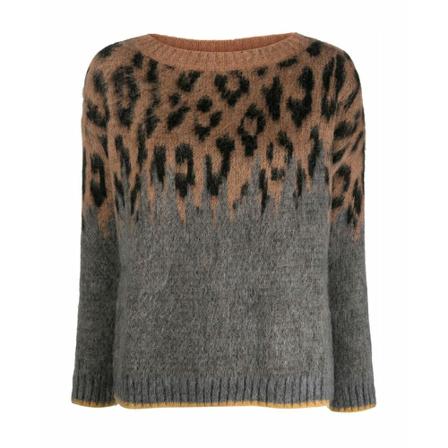 Liu Jo, Liu Jo Sweaters Grey Grijs, Dames, Maat:S,print