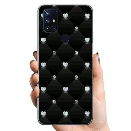 Oneplus Nord N10 5g Tpu Mobilskal Bling Heart