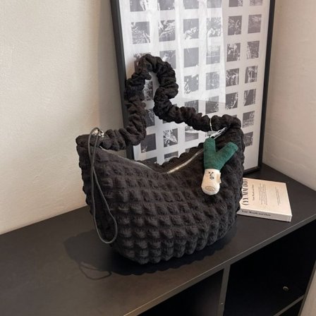 Skuldertaske Armhuletaske SORT MED VEDLIGEHOLDELSE MED HENSYN