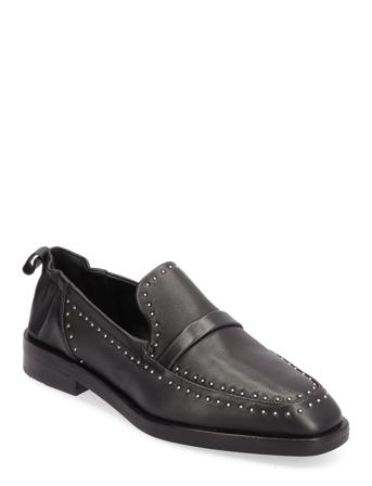 Alexa - Soft Penny Loafer W Micro Studs Designers Flats Loafers Black 3.1 Phillip Lim