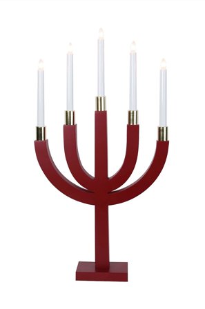 Jotex - Adventsstake Elias RØD - Kjøp Adventsstaker hos Jotex